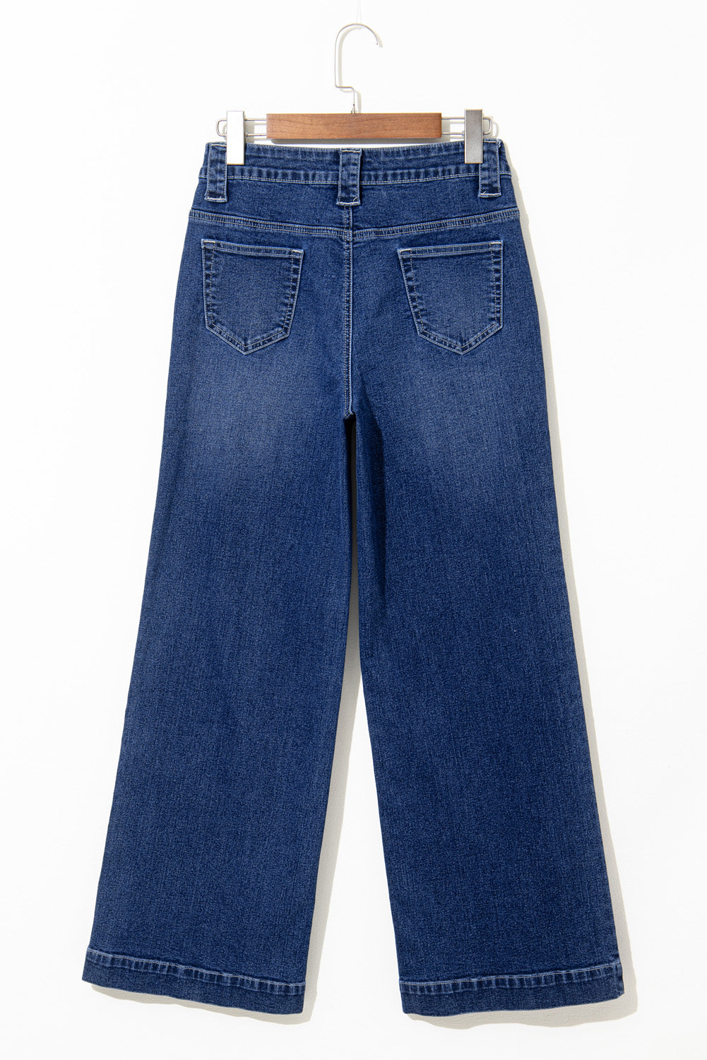 Victoria Wide Leg Pocketed High Waist Jeans-4