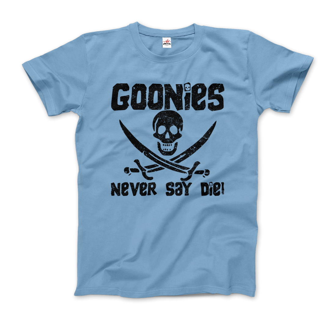 The Goonies Never Say Die Distressed Design T-Shirt-8